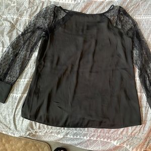 Lace sleeves all black